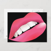 Koelroze spoelen briefkaart (Voorkant / Achterkant)