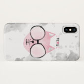 Koelroze Waterverf Case-Mate iPhone Case (Achterkant (horizontaal))