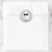 Koelschapen Ronde Sticker (Tas)