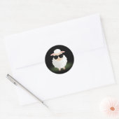 Koelschapen Ronde Sticker (Envelop)