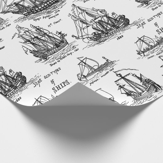 KOELSCHEPEN VAN OUDE CADEAUPAPIER (Hoek)