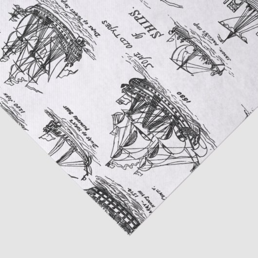 KOELSCHEPEN VAN OUDE TISSUEPAPIER (Detail)