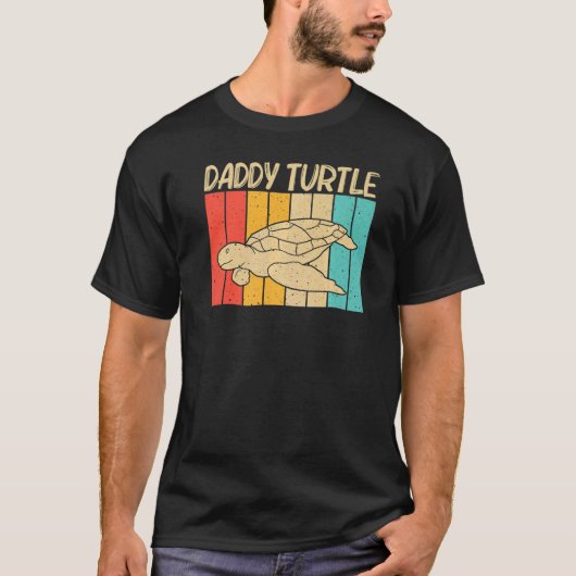 Koelschildpad voor heren jongens Zee schildpad wat T-shirt (Voorkant)