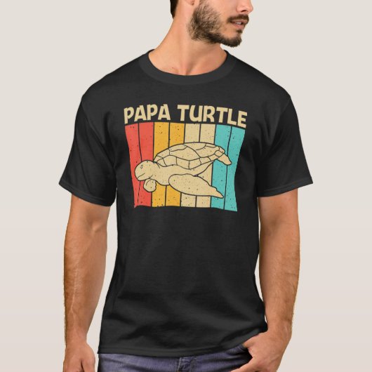 Koelschildpad voor heren jongens Zee schildpad wat T-shirt (Voorkant)