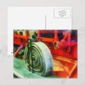 Koelslang op brandwagen briefkaart (Voorkant / Achterkant)