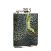 Koelslang Reptiellover met huideffect Heupfles (Rechts)