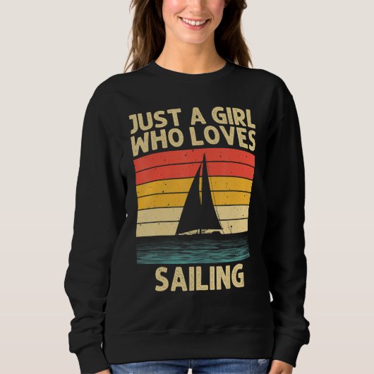 Koelspoeling voor meisjes Kind Boating Nautical Sa Trui (Voorkant)