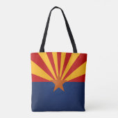 Koelstaat Arizona Mode vlag Tote Bag (Achterkant)