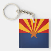 Koelstaat Arizona-vlag Sleutelhanger (voorkant)