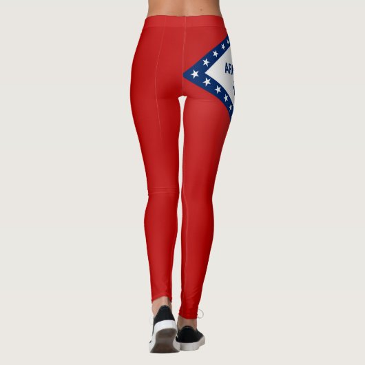 Koelstaat Arkansas Mode vlag Leggings (Achterkant)
