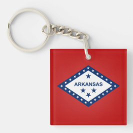 Koelstaat Arkansas vlag Sleutelhanger