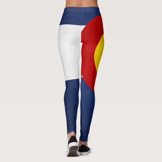 Koelstaat Colorado-Mode vlag Leggings (Achterkant)