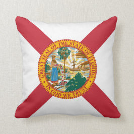 Koelstaat Florida-vlag Kussen