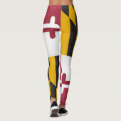 Koelstaat Maryland Vlag Mode Leggings (Achterkant)