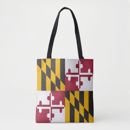 Koelstaat Maryland Vlag Mode Tote Bag (Voorkant)