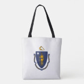Koelstaat Massachusetts-Mode Tote Bag (Achterkant)