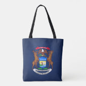 Koelstaat Michigan-Mode Tote Bag (Achterkant)