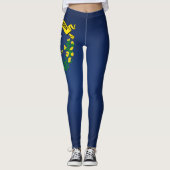 Koelstaat Nevada Mode vlag Leggings (Voorkant)