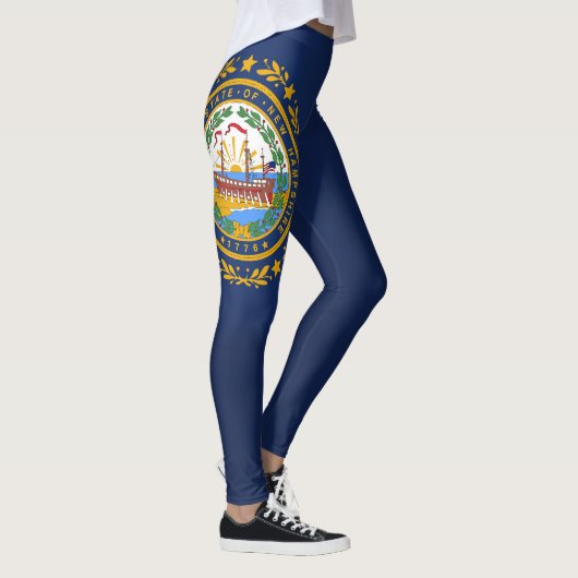 Koelstaat New Hampshire Mode vlag Leggings (Rechts)