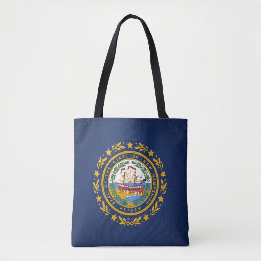 Koelstaat New Hampshire Mode vlag Tote Bag (Voorkant)