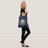 Koelstaat New Hampshire Mode vlag Tote Bag (Op model)