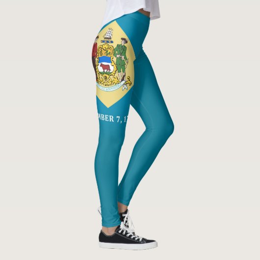 Koelstaat van de Mode van de vlag van Delaware Leggings (Rechts)