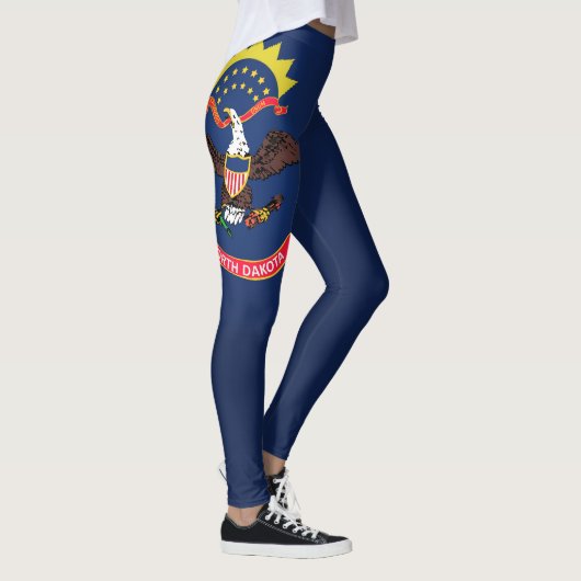 Koelstaat van de Mode van de vlag van North Dakota Leggings (Rechts)