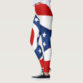 Koelstaat van de Mode van de vlag van Ohio Leggings (Links)