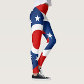 Koelstaat van de Mode van de vlag van Ohio Leggings (Rechts)