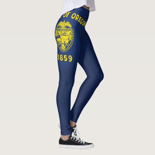 Koelstaat van de Mode van de vlag van Oregon Leggings (Rechts)
