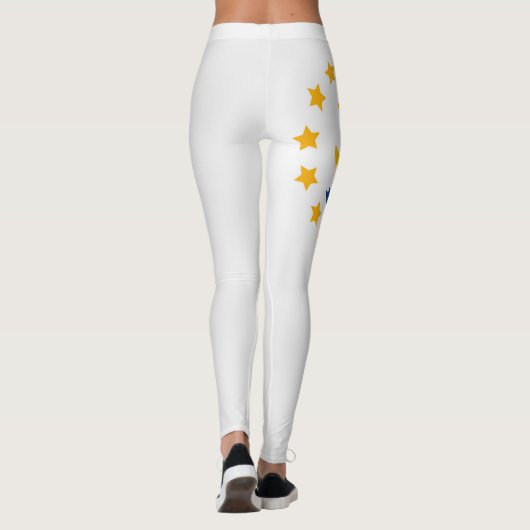Koelstaat van de Mode van de vlag van Rhode Island Leggings (Achterkant)