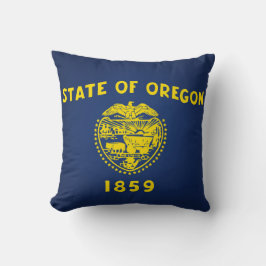 Koelstaat van de vlag van Oregon Kussen