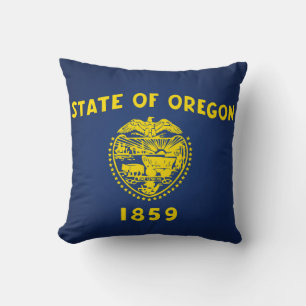 Koelstaat van de vlag van Oregon Kussen