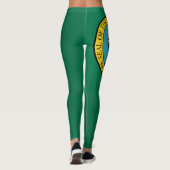 Koelstaat Washington Vlag Mode Leggings (Achterkant)