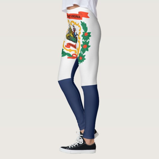 Koelstaat West Virginia Vlag Mode Leggings (Links)