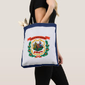 Koelstaat West Virginia Vlag Mode Tote Bag (Dichtbij)