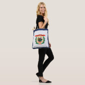 Koelstaat West Virginia Vlag Mode Tote Bag (Op model)