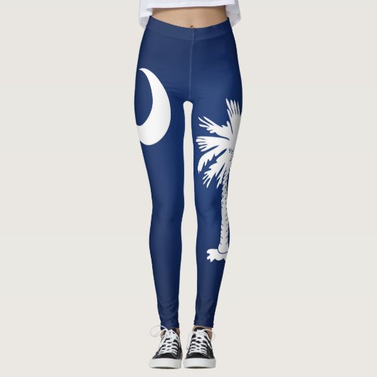 Koelstaat Zuid-Carolina Mode vlag Leggings (Voorkant)