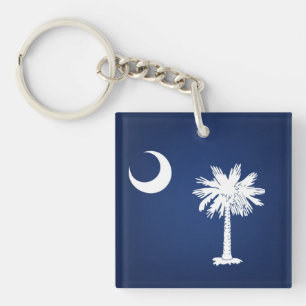 Koelstaat Zuid-Carolina vlag Sleutelhanger