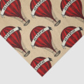 Koelstalen ballonpatroon getild tissuepapier (Detail)