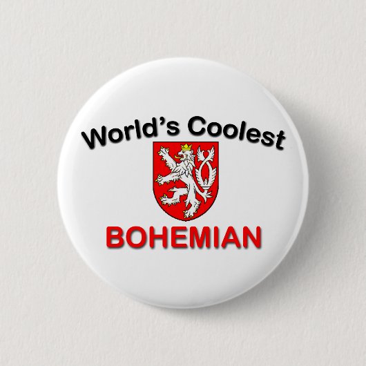 koelste Bohemian Ronde Button 5,7 Cm (Voorkant)