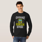Koelste buschauffeur in het middelbaar schoolbusst t-shirt (Voorkant volledig)