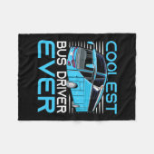 Koelste busdriver ooit fleece deken (Voorkant (Horizontaal))