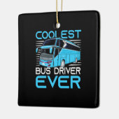 Koelste busdriver ooit keramisch ornament (Links)