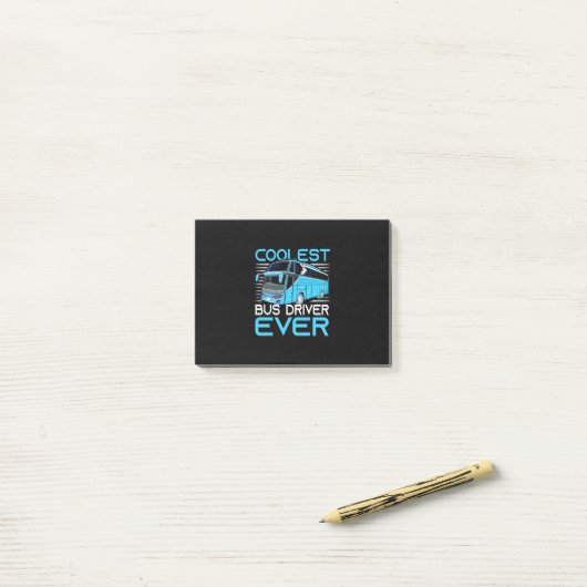 Koelste busdriver ooit post-it® notes (Op bureau)