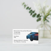 Koelste Car Audio Beveiliging Autodecoratie Visitekaartje (Staand voorkant)