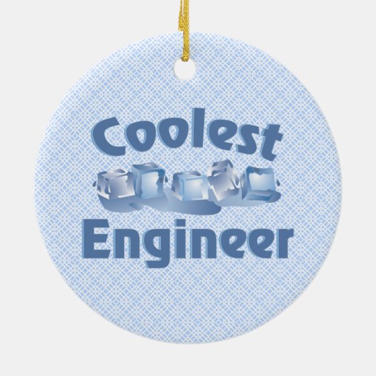 koelste engineer keramisch ornament (Achterkant)