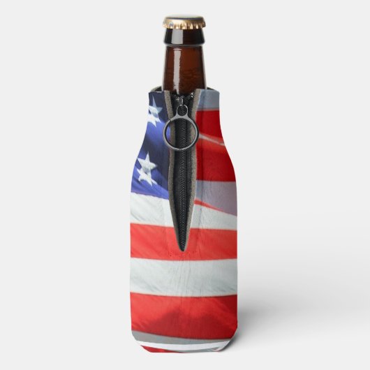 Koelste fles koeler, Amerikaanse vlag, Verenigde S Flesjeskoeler (Fles Achterkant)