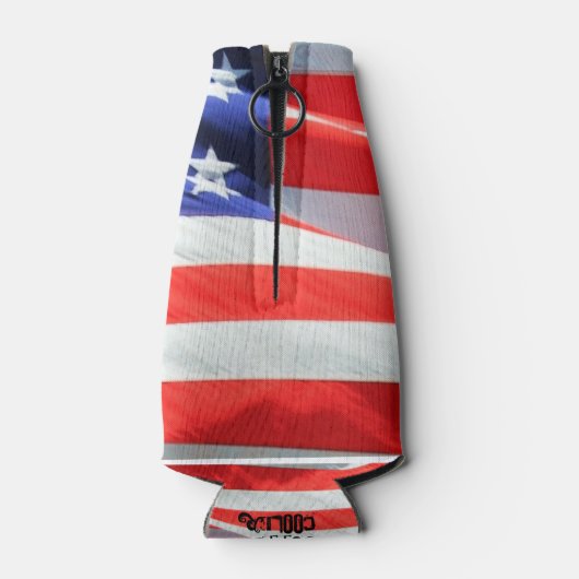 Koelste fles koeler, Amerikaanse vlag, Verenigde S Flesjeskoeler (Achterkant)