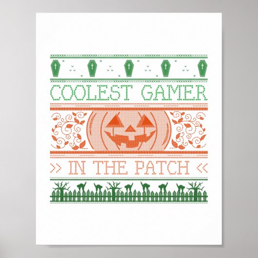 koelste gamer in de pleister poster (Voorkant)